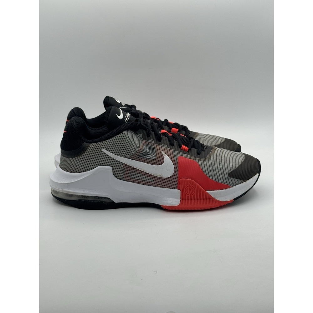 Nike Air Max Impact 4 Men's 10.5 Black White Crimson Basketball Shoes